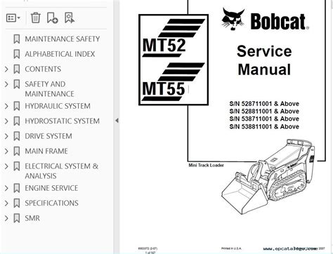 bobcat mt52 wiring diagram